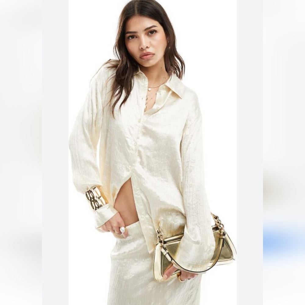 VERO MODA SATIN SHIRT NWT